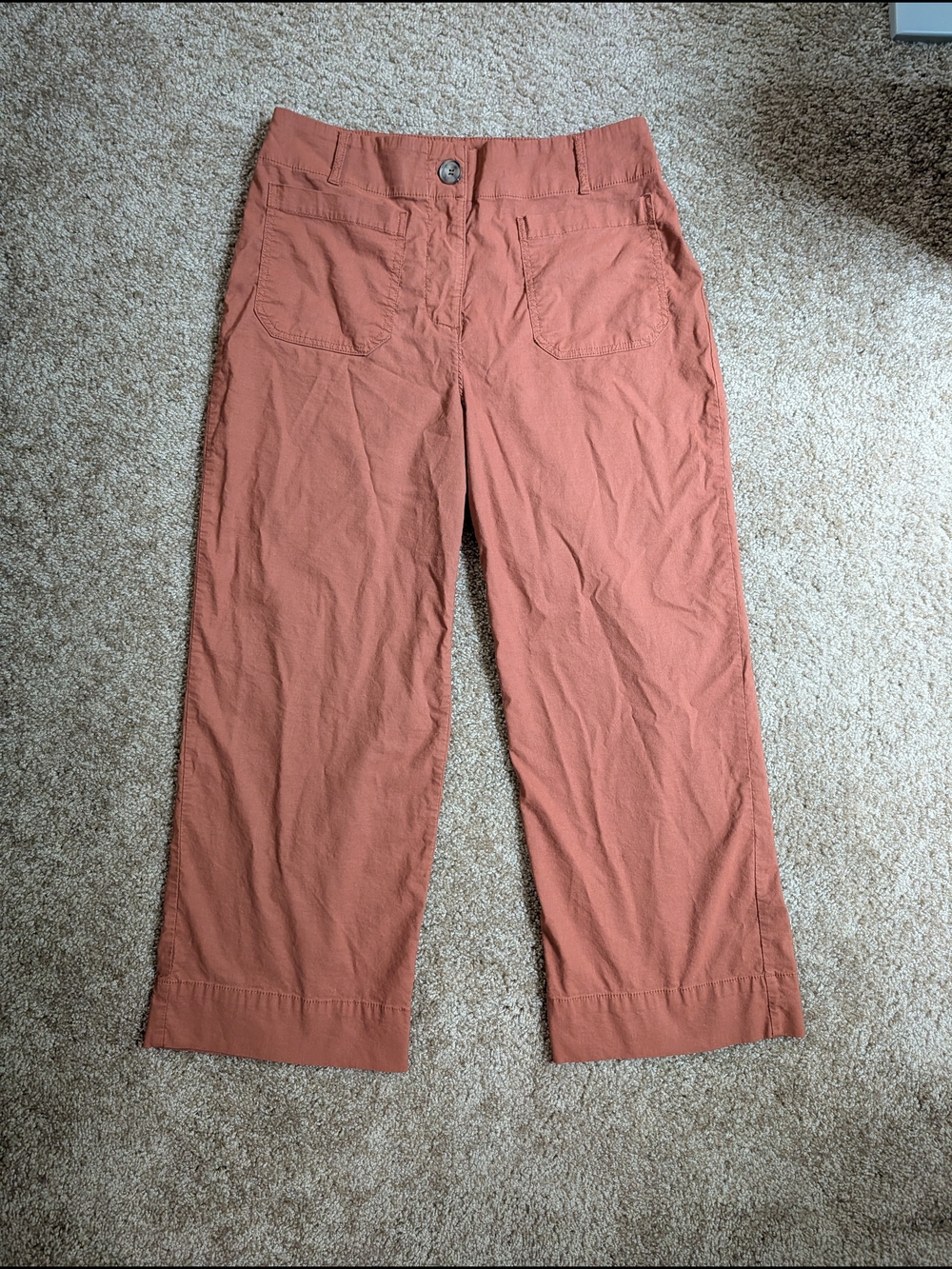 Nicole Miller New York Wide-Leg Cropped Pants